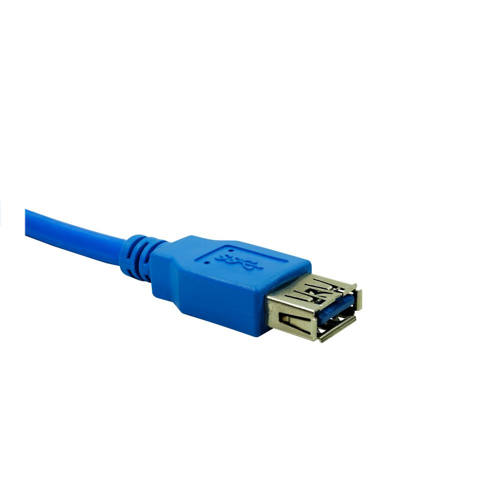 IP67 USB 3.0 Type A cable assembly with locknut