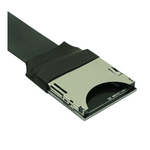 SD card slot on MicroSD card with 250 mm FFC