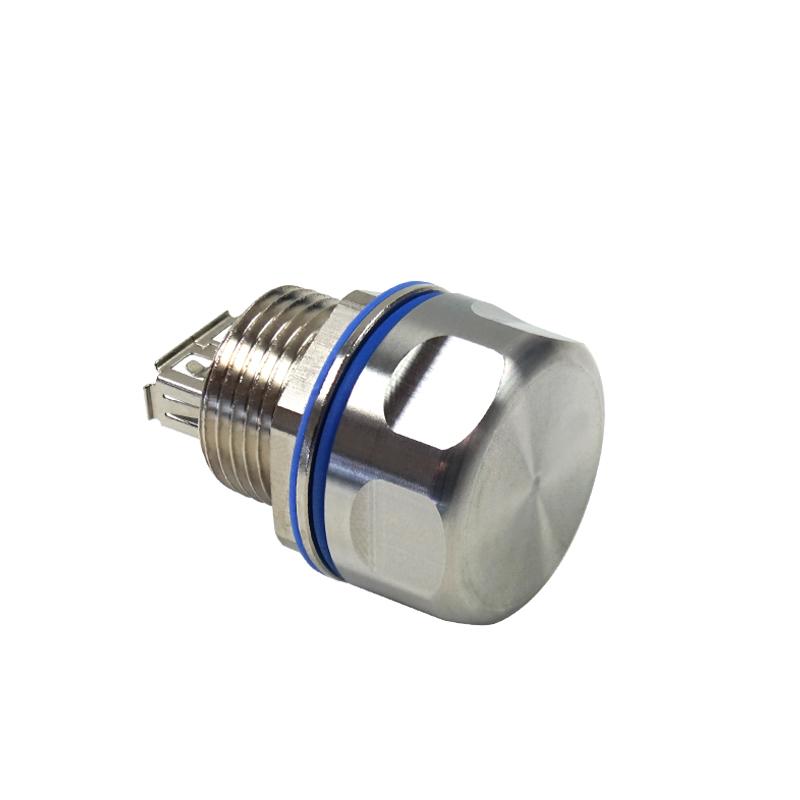 IP67 USB 2.0 type A socket