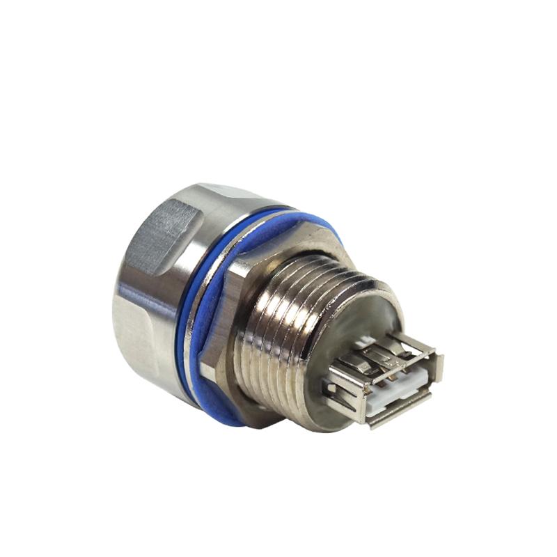IP67 USB 2.0 type A socket
