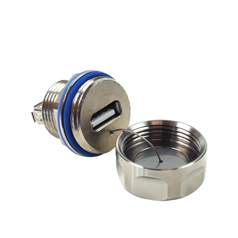 IP67 USB 2.0 type A socket