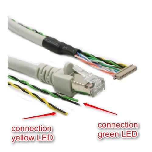KAB-DF13-12-RJ45M-0500RK-RUG-LED