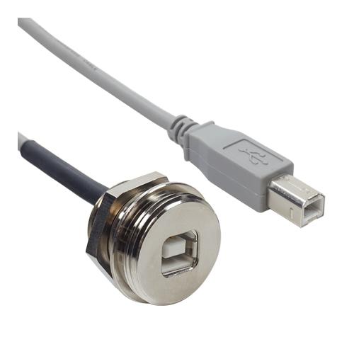 KAB-IP67-VM-USB-B-F-B-M-0600RK