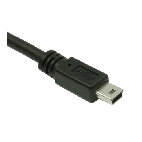 KAB-USB-B-MINI-USB-B-F-FLANSCH-0500RK