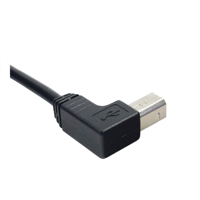 USB 2.0 type B with flange