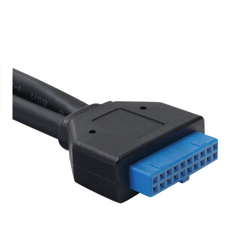 USB 3.0 pin header, molded
