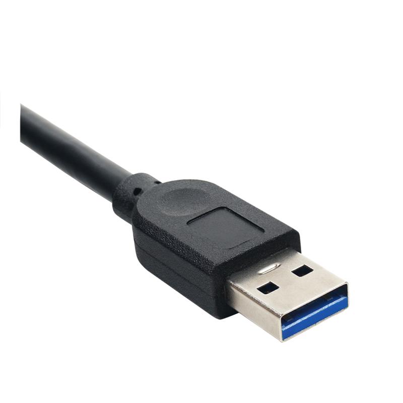USB 3.0 type micro B with screw lock