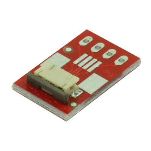 Adapter for FFC/FPC | pitch: 0.50 mm | 4-pin