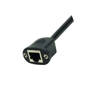 RJ45 extension with flange & CAT6e cable