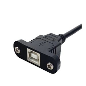USB 2.0 type B with flange